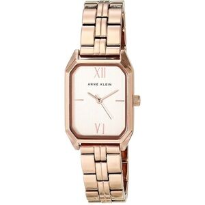 NWT Anne Klein Women’s Bracelet Watch in Rose Gold OS